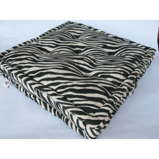 Bodensitzkissen XXL im "Zebra" Design 60 x 60 x 10 cm