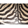 Steppen Zebra  Fell  mit Kopf und Schwanz