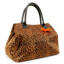 Shopper im Leoparden-Design Braun